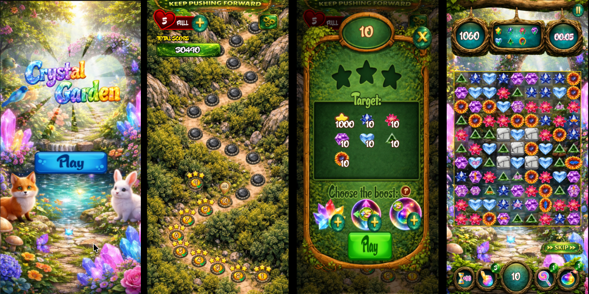 Crystal Garden - Match3